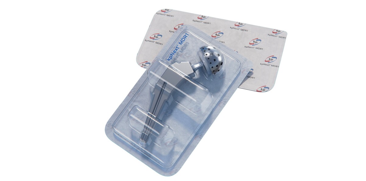 A transparent Medical Device Packaging with a medical device tool inside from kp