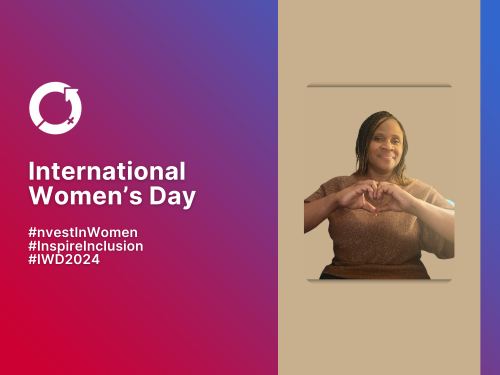Picture showing Lisa Pendleton Raw Materials Lead Operator, based in Gordonsville, US for IWD 2024 