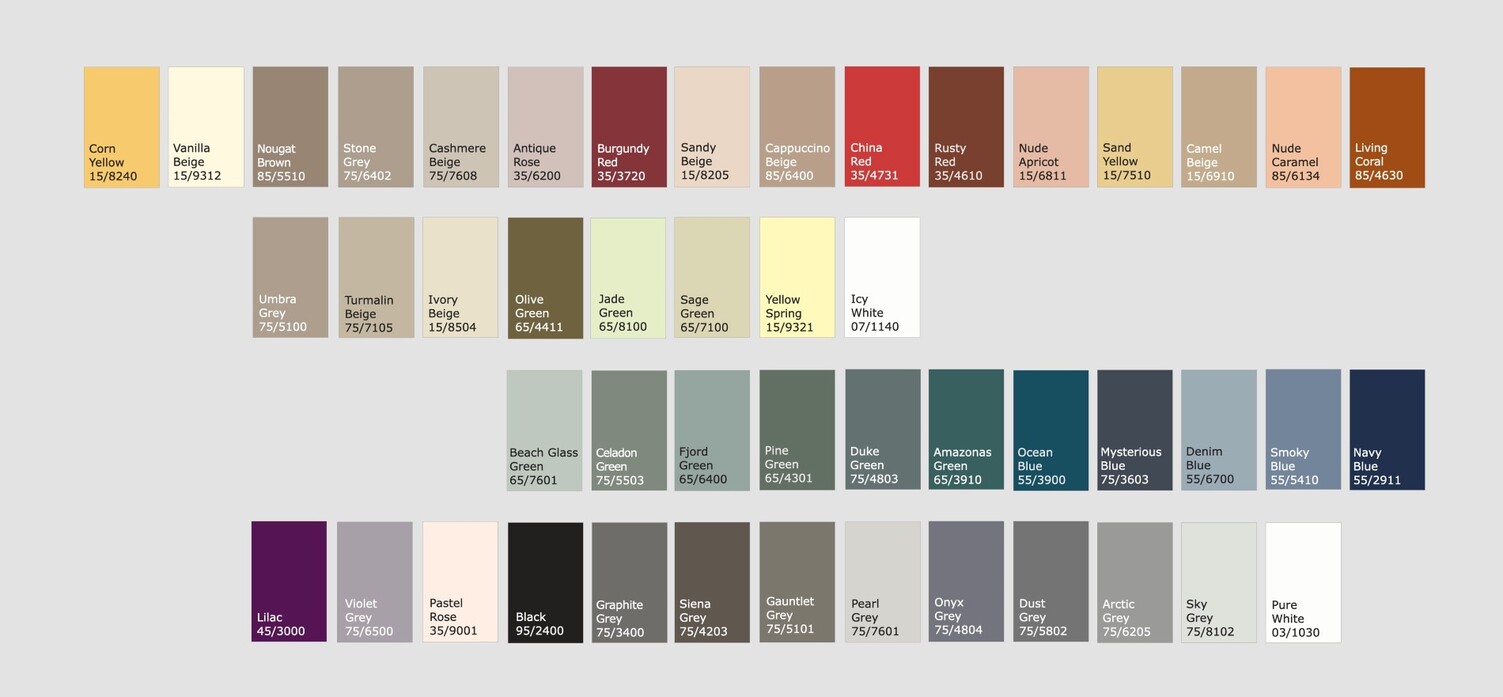 Colors for decorative films