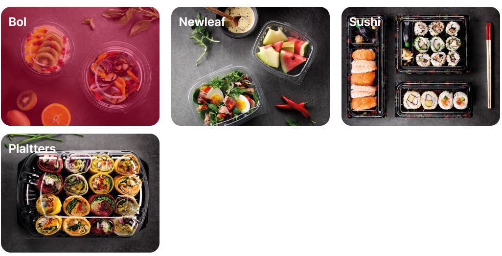 Preformed Trays - Food to go