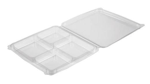 Emballage Deli Snacking / 4 compartiments