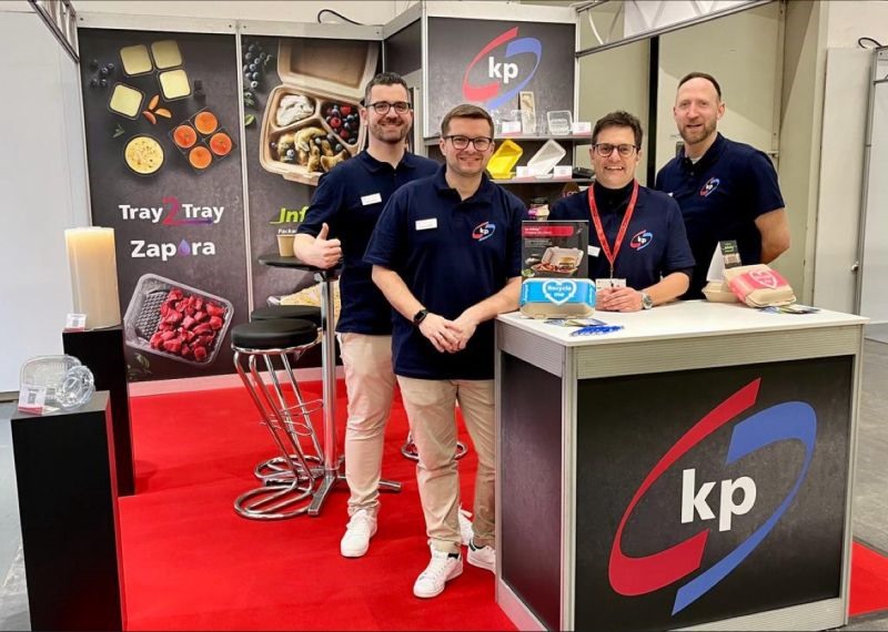 kp Food Packaging Team on their booth at INTERNORGA 2024