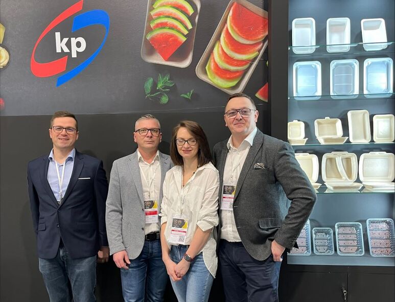 kp Food Packaging Team on their booth at Eurogastro 2024